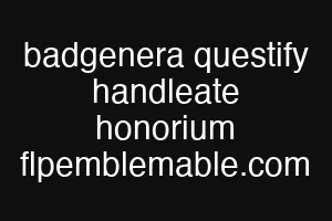 badgenera questify handleate honorium flpemblemable.com
